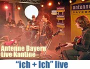 Hautnah-Konzert Erlebnis: Pop-Duo „Ich+Ich“ spielte am 29.03.2008 in der ANTENNE BAYERN Live Kantine (Foto. Martin Schmitz)